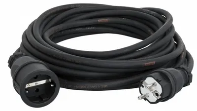 Obrázok produktu pre Predlžovací kábel DAP Schuko/Schuko Titanex s PCE 3x 1,5 mm² 5 m