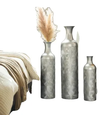 Immagine prodotto di Vasi da terra, stile retrò, ideali per l'arredamento, argento