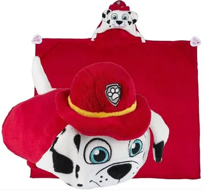 Produktbild von Paw Patrol Kinderbademantel Chase, Skye oder Marshall Bademode Bademantel , Charakter:Marshall