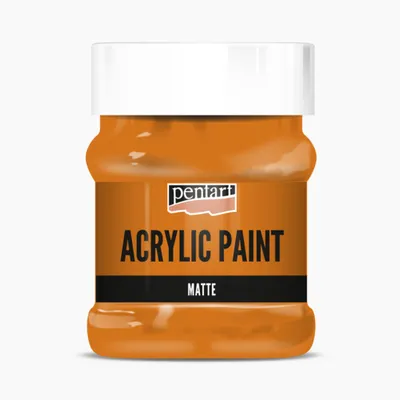 Produktbild von PENTART Acrylfarbe matt, 230 ml, Orange