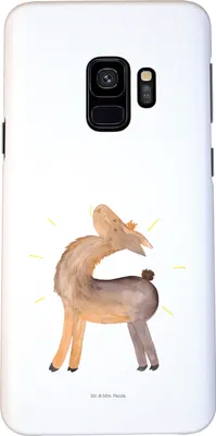 Produktbild von Mr. & Mrs. Panda Samsung Galaxy S9 Handyhülle Lama Stolz - Weiß - Geschenk, Family, Freundinnen, Handy Schutzhülle, Freundin, Case, Familie, Hülle, Cover
