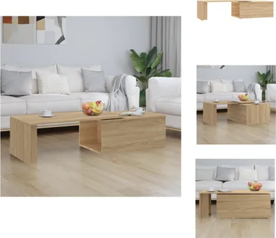 Produktbild von vidaXL Couchtisch Sonoma-Eiche 150x50x35 cm Holzwerkstoff -  Couchtische