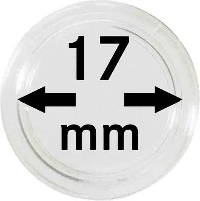 Produktbild von Lindner 2250017P Münzkapseln 17 mm-10er Pack