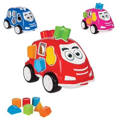 Produktbild von Pilsan Steckspiel Auto 03187 Sortierspiel, verschiedene Formen und Farben