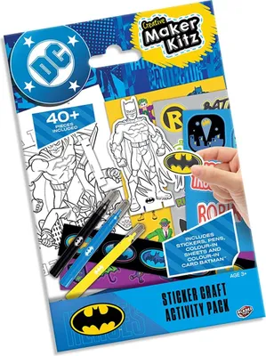 Produktbild von Batman-Aufkleber-Aktivitätsset für Kinder, kreativer Spaß und Lernen