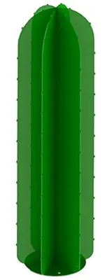 Productafbeelding van Bourguignon CAC04SPL0200VERT, decoratieve cactus, rechtopstaand, 20 cm, groen
