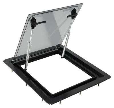 Obrázek produktu pro Okna do obytných vozidel a karavanů – ventilační okna – 45 x 50 cm – hliníková slitina – dvojitý zámek – vhodné pro karavany a obytné vozy
