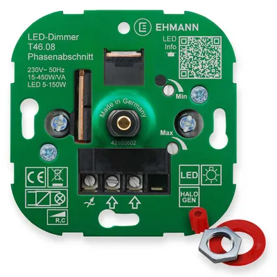 Produktbild von EHMANN Unterputz-Dimmer T46.08, 230 V, LED 5-150 W