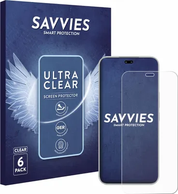 Produktbild von 6x Für Honor 400 Pro Schutzfolie Savvies Displayschutz Display Schutz Folie Klar Transparent