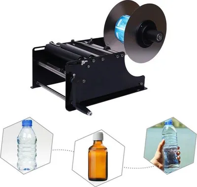 Productafbeelding van Famanu etiketteermachine MT30 - Semi-automatisch, zwart, 10-30 etiketten per minuut