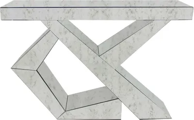 Zdjęcie produktu dla Casa Padrino designerska konsola do salonu antyczne lustro szkło 120 x 36 x wys. 81 cm - Lustrzana konsola - Luksusowe meble