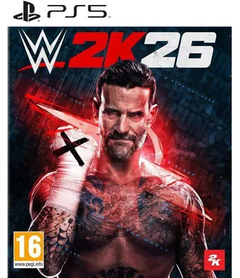 Imagen del producto de WWE 2K26 para PS5: Más de 400 superestrellas y leyendas, CM Punk 2K Showcase, nuevos tipos de combate, modo universo WWE 2K