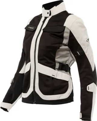 Produktbild von Dainese Desert Tex Damen Motorrad Textiljacke, schwarz/beige, 46