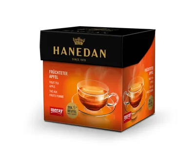 Produktbild von MERAY Hanedan Apfeltee - 20x2,5g Teebeutel- 50g