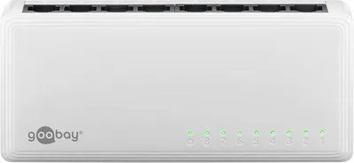 Productafbeelding van 8-poorts Gigabit Ethernet netwerkswitch met ventilatorloos design