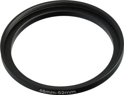 Produktbild von vhbw Step-Up-Ring Adapter 48 - 52mm für Kamera Objektiv - Filteradapter, Metall Schwarz