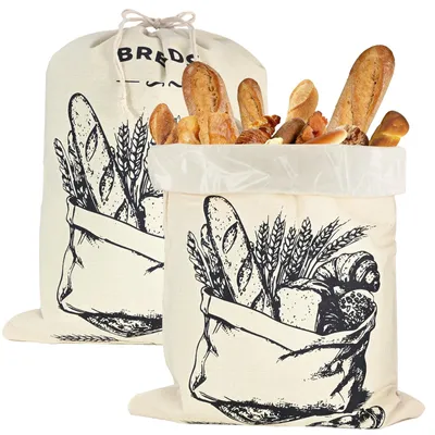 Broodzak, 2 Stück, 35 x 35 x 45 cm, Iniana