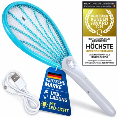 Productafbeelding van Elektrische vliegenmepper Deluxe Fly Zapper – Krachtige insectenbestrijder en muggenmepper voor huis, tuin en camping