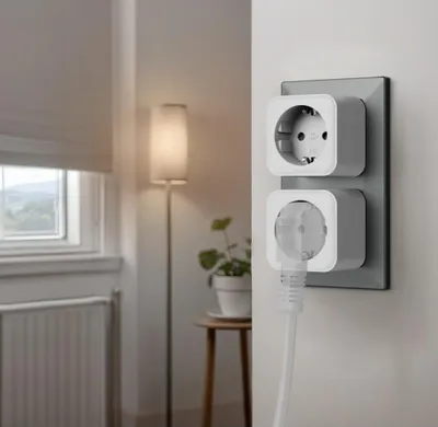 Produktbild von Hama 00176657, Drinnen/Draußen, Schwarz, Weiß, Haus, IP44, Kabellos, WLAN