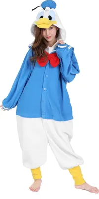 Produktbild von Donald Duck Kigurumi Partyanzug M-L Karneval Fasching Größe: M-L