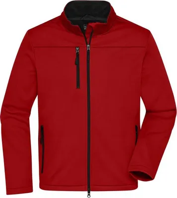 Produktbild von Men's Softshell Jacket red, Gr. 3XL