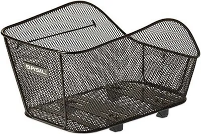 Produktbild von Basil Icon M, Hinten, Fahrradkorb, Stahl, Schwarz, 26 l, 400 mm