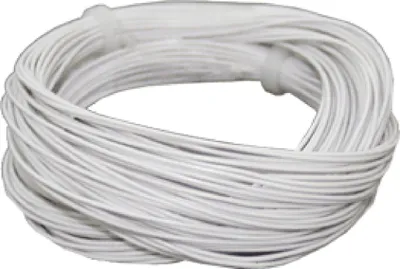 Produktbild von ESU 51940 Hochflexibles Kabel, Durchmesser 0.5mm, AWG36, 2A, 10m Wickel, Farbe weiss