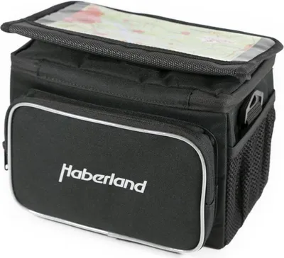 Produktbild von Haberland Lenkertasche 6l Classic schwarz - praktische Lenkertasche mit KLICK...