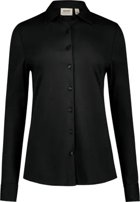 Produktbild von HAKRO Hakro Damen Bluse Regular Fit #136 Gr. 2XL schwarz
