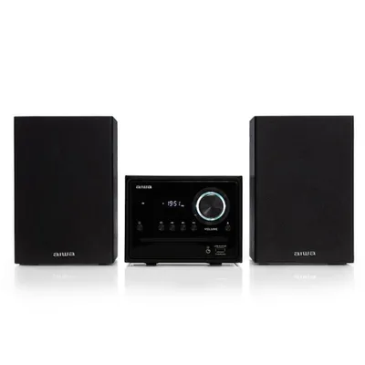 Obrázok produktu pre Aiwa MSBTU-300 schwarz Micro-HiFi-System 20W mit Bluetooth, CD, USB, FM-Radio, CD-Player