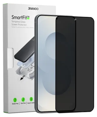 Obrázek produktu pro 1-balení Samsung S25 Ochranné sklo na displej Privacy - Tvrzené sklo | [Automatická instalace] - Bez bublin