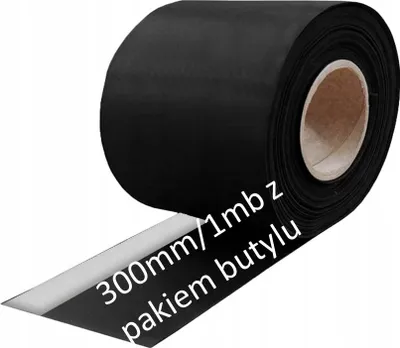 Produktbild von EPDM-Schürze mit Butylstreifen, 300 mm/1 m, membrandichte Installation, Abdichtung