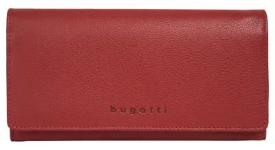 Zdjęcie produktu dla bugatti portfel Mira damski długi portfel z klapką czerwony czerwony