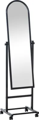 Obrázek produktu pro Stojící zrcadlo Evoir 317225 - 151x39x39 cm - Černá