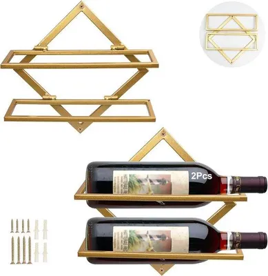 Produktbild von Famanu Weinglashalter - Wandmontage - Platzsparendes Design