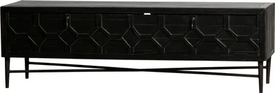 Produktbild von bequest tv-möbel holz schwarz 160 cm