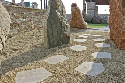 Produktbild von Feinsteinzeug Trittstein Stone Gres 42 x 36 cm beige