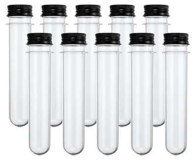 Immagine prodotto di Set di 60 provette trasparenti da 40 ml con tappo
