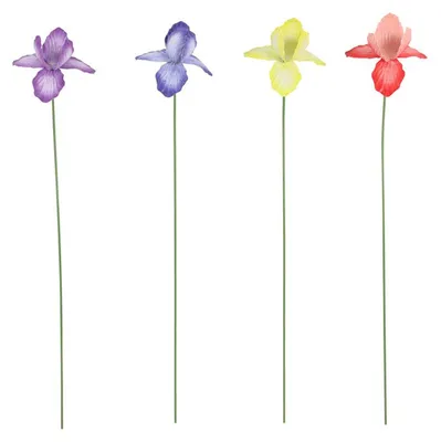 Produktbild von Flamingo Gartenstecker Iris Metall 11,5 x 59 cm mehrfarbig