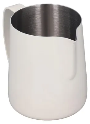 Milchaufschäumkännchen 450 ml Edelstahl, Beige