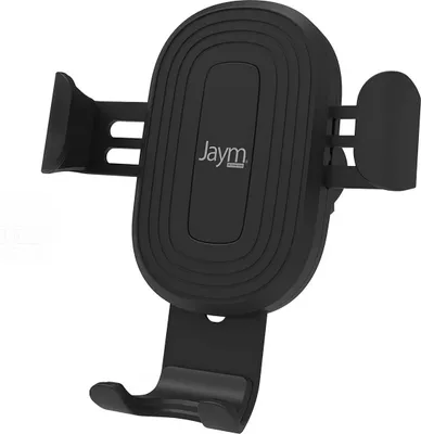 Image de Jaym, support voiture pour smartphone avec charge par induction 15W et 2 fixations, noir