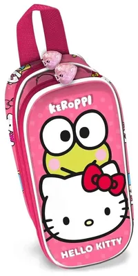 Productafbeelding van Karactermania - 3D Dubbele etui voor schoolspullen, Hello Kitty, premium kwaliteit
