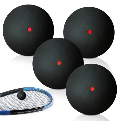 Productafbeelding van Set van 4 Rubber Squashballen voor Training en Wedstrijden