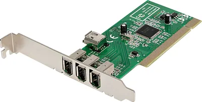 Produktbild von StarTech.com 4 Port 1394a FireWire PCI Schnittstellenkarte - 3x extern 1x intern - 4 Total Firewire Port(s) - 4 Firewire 400 Port(s) - PC, Mac
