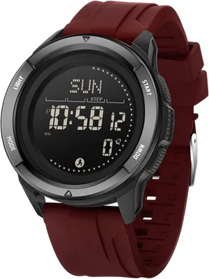 Produktbild von Multifunktionale Herren Militär Sportuhr Digital 5ATM Wasserdicht Fitness Uhr mit Kompass Metronom Kalorien Stoppuhr Schrittzähler Laufuhr