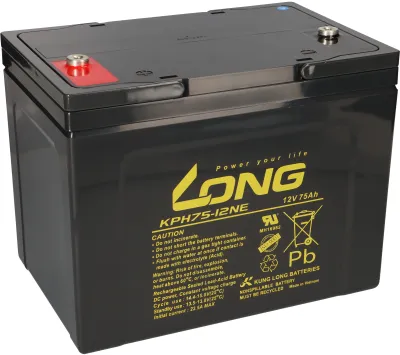 Produktbild von Kung Long kompatibel Weidezaun 12V 75Ah KPH75-12NE M6