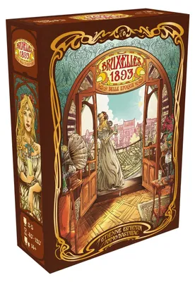 Obrázok produktu pre Brettspiel Bruxelles 1893, strategická hra, 2-5 hráčov, od 14 rokov, ideálna na večerné hranie