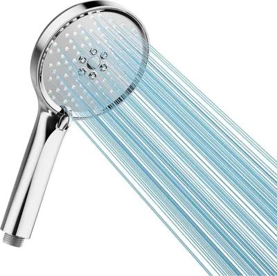 Produktbild von Hochdruck Handbrause Duschkopf 3 Strahlarten Wassersparend Chrom