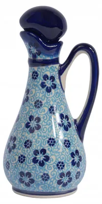 Obrázek produktu pro Keramická láhev na olej Ceramika Beata Wozniak 160 ml modrá