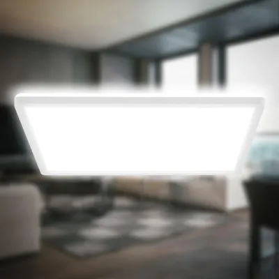 Produktbild von LED Panel 42x42 cm - 22W, 3000lm, flach, backlight, neutralweiß, weiß
